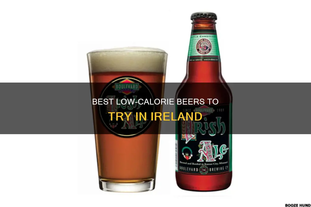 which beer has the least calories ireland