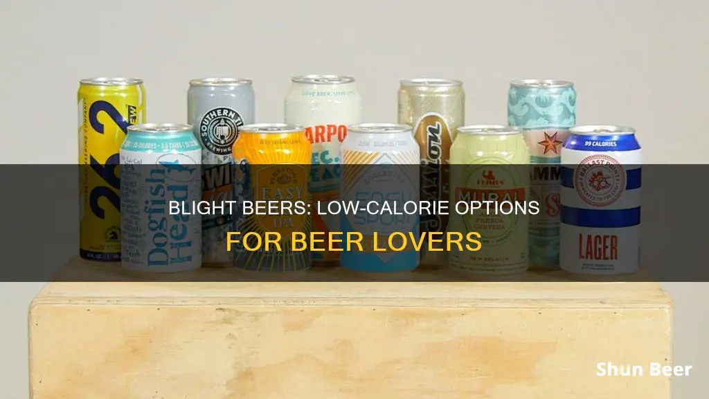 which blight beer has the least calories