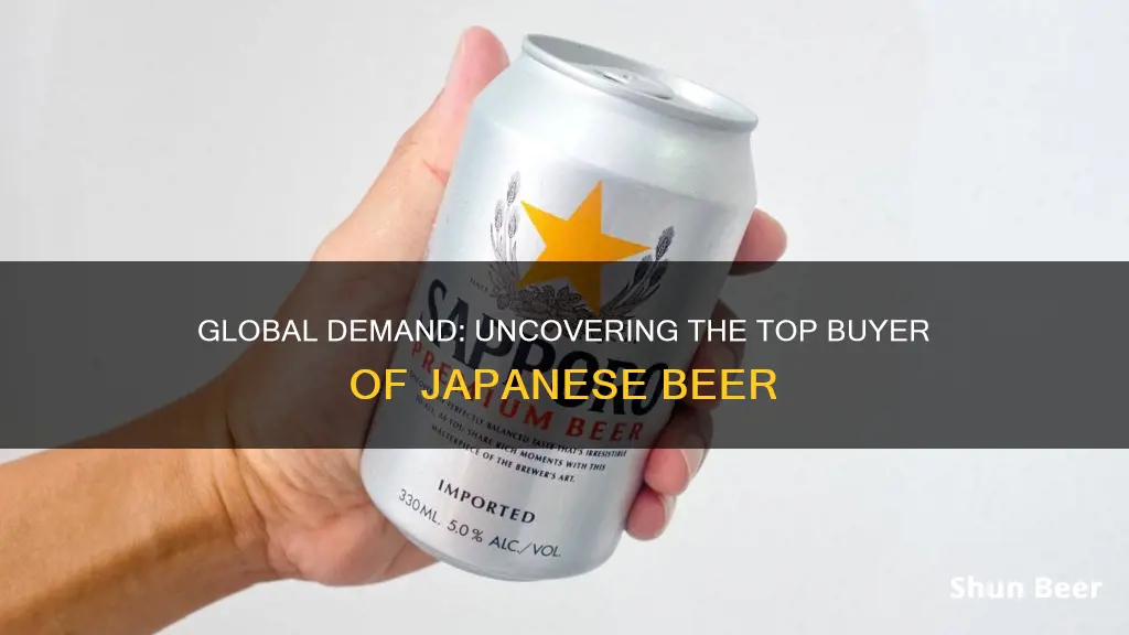 which country buys most japanese beer