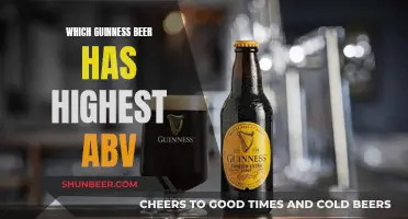 Guinness Beer ABV: The Strongest Brews Revealed