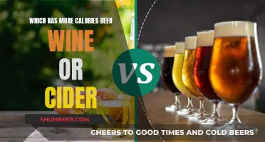 Calories in Alcohol: Beer, Wine, and Cider Compared