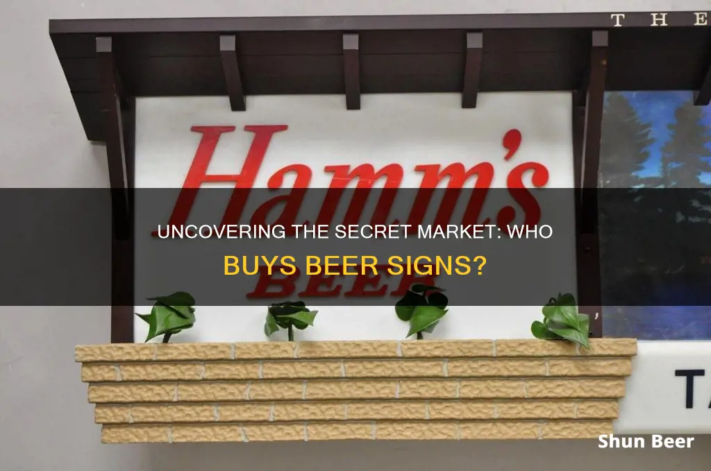 who buys beer signs