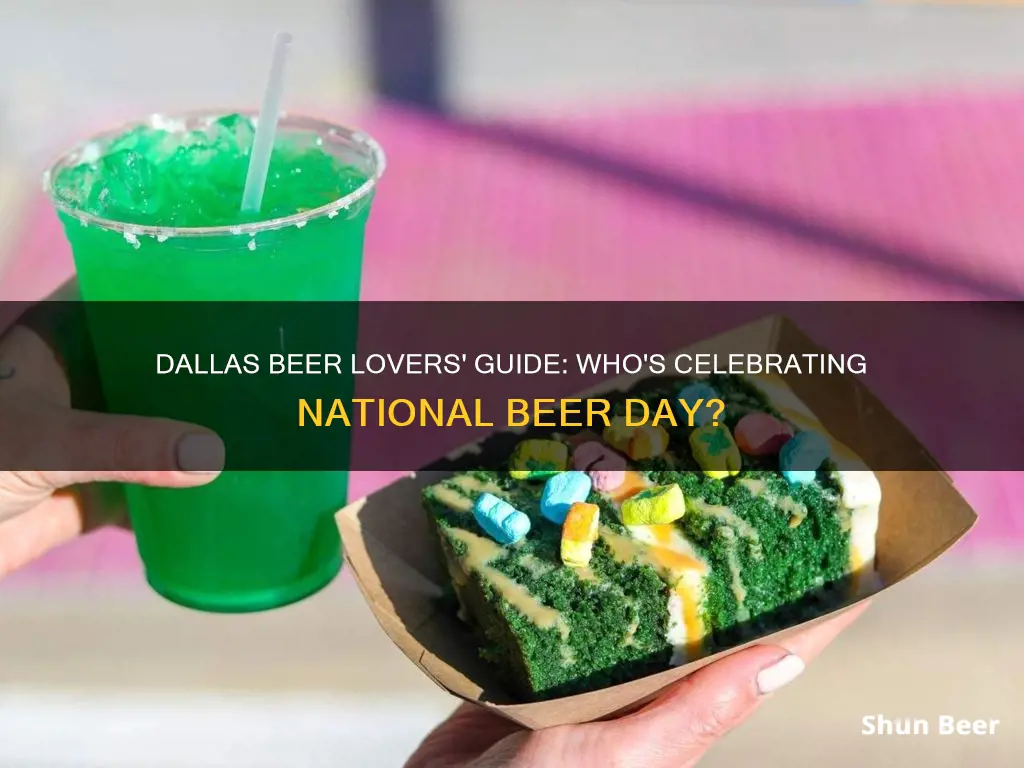 who has specials for national beer day in dallas area