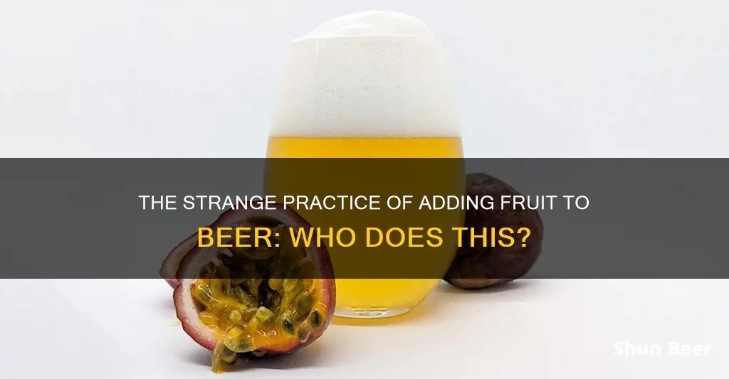 who puts fruit in their beer