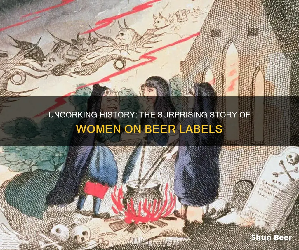 why and when were women put on beer labels