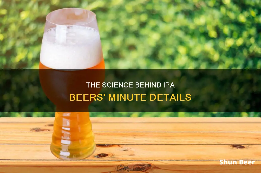 why are there minutes on ipa beers