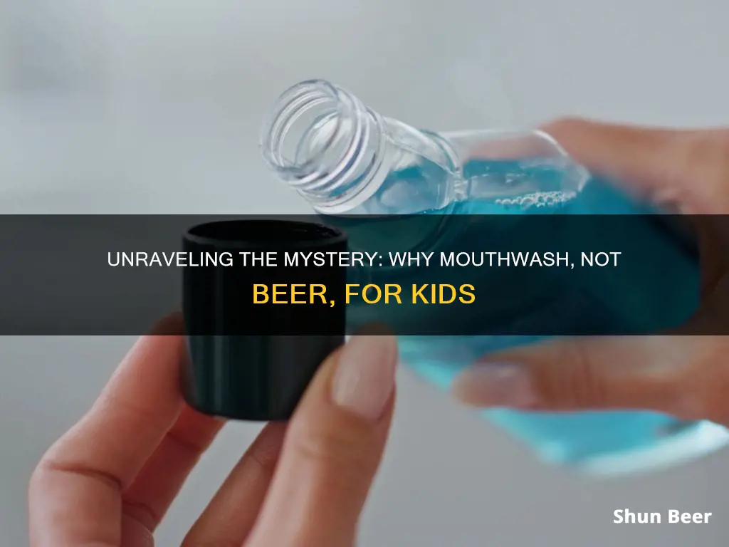 why can kids buy mouthwash but not beer