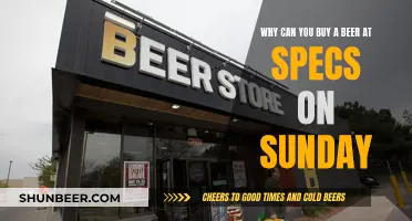 Why You Can Buy Beer at Specs on Sundays: A Legal Guide