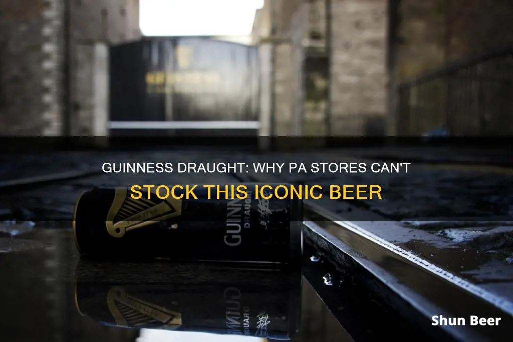 why cant i buy guiness draught beer in pennsylvania