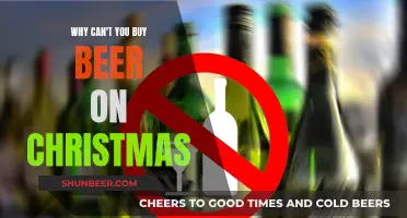 Unraveling the Mystery: Why Beer's Off-Limits on Christmas