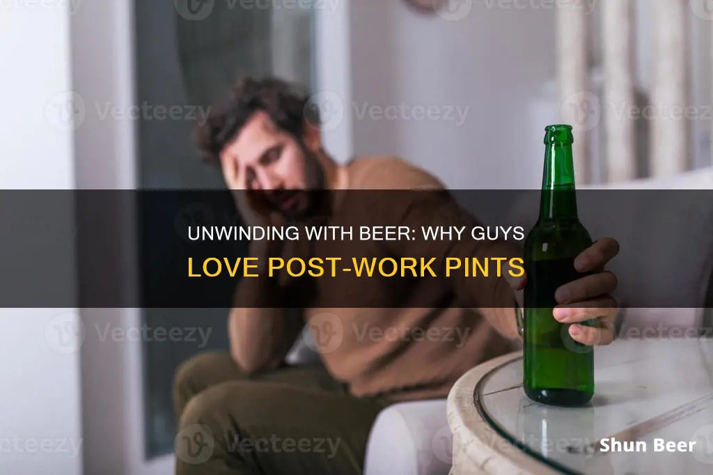 why do so many guys buy beer after work