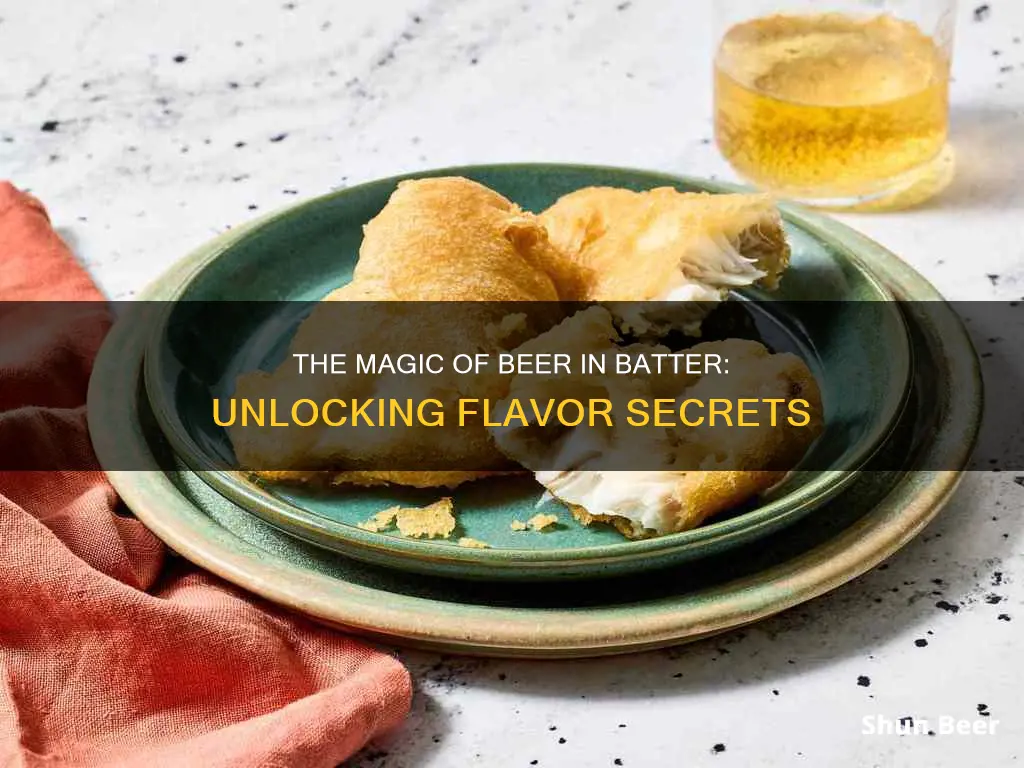 why do you put beer in batter