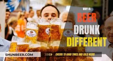 Beer Drinking: Unique Experience, Different Feeling