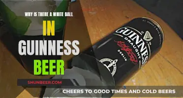 The White Ball in Guinness Beer Explained