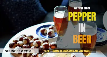 Uncorking the Mystery: Why Black Pepper Enhances Beer's Flavor