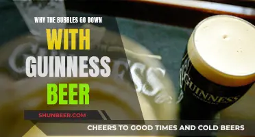 Guinness Beer: Why Do Bubbles Go Down?