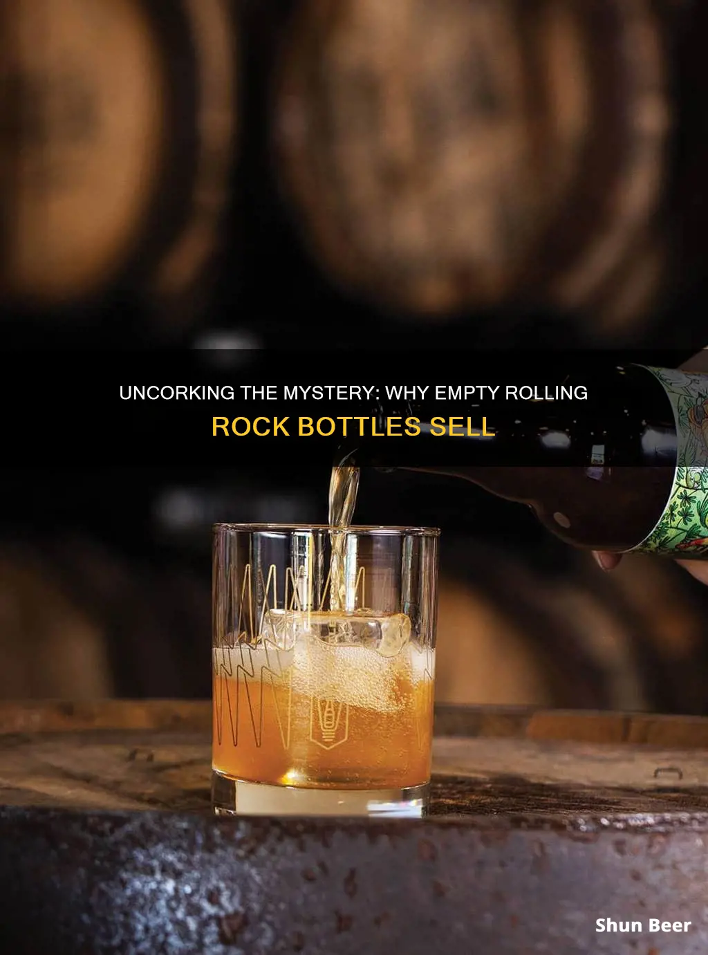 why would anyone buy an empty rolling rock beer bottle