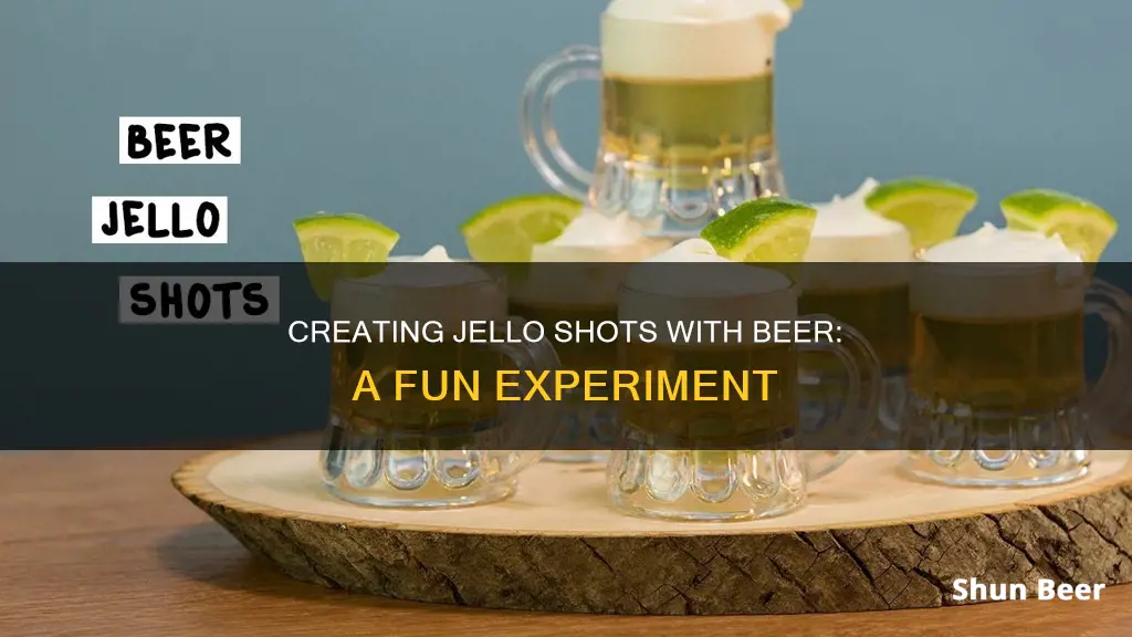 would beer work in jello shots